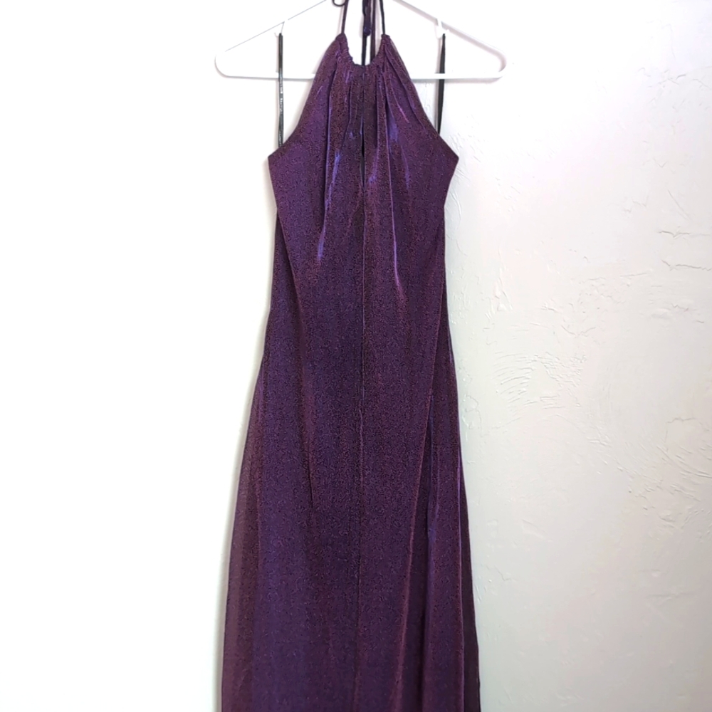 Jessica McClintock for Gunne Sax Millennium 2000 Halter Top Party Dress Size 5